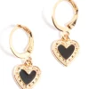 2282-black-enamel-heart-huggie-earrings-5.webp Black Enamel Heart Huggie Earrings