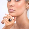 Black Enamel Medusa Ring