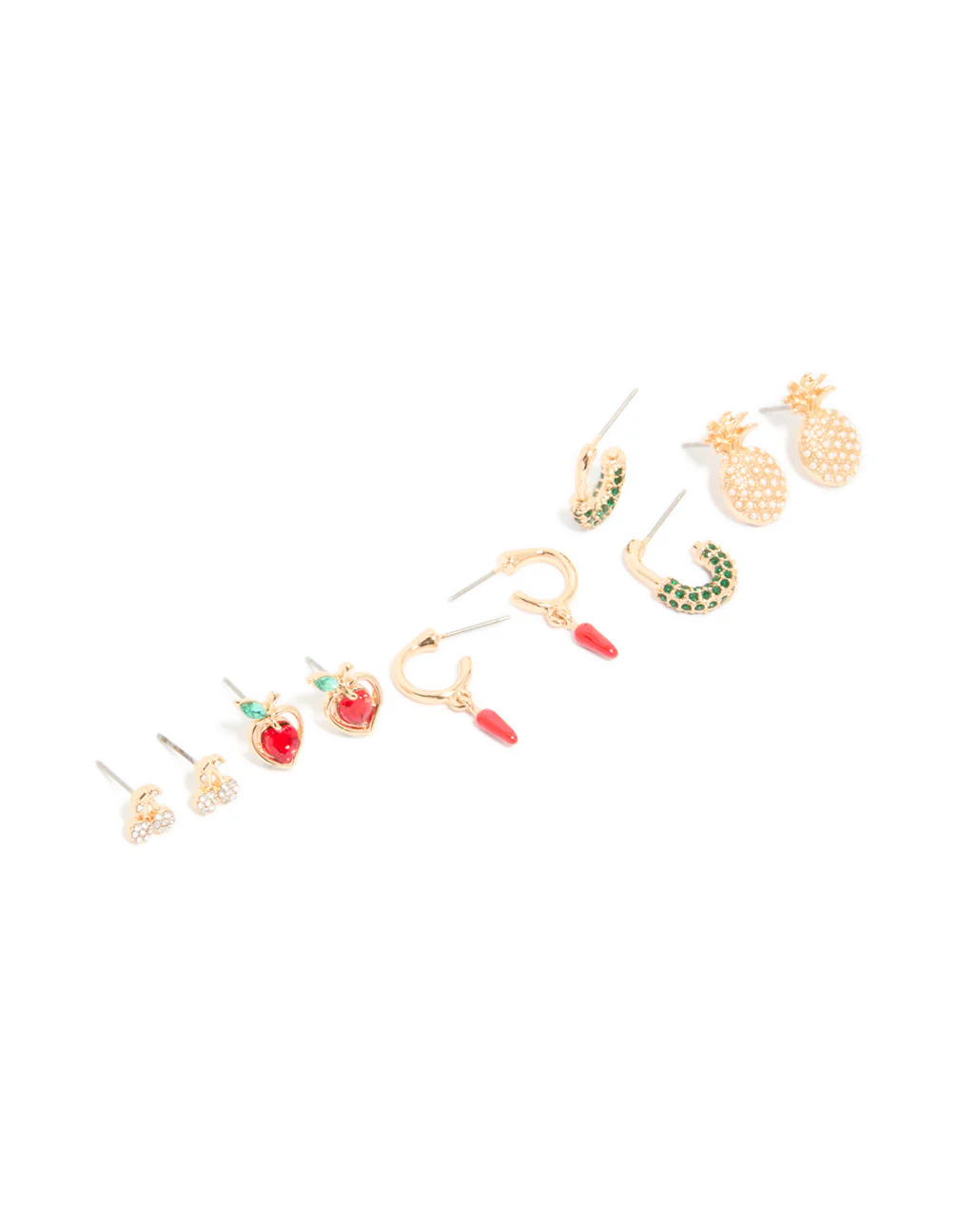 229-gold-diamante-fruit-earrings-5-pack-1.webp Gold Diamante Fruit Earrings 5-Pack