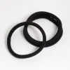 Black Fabric Classic Hair Tie Pack
