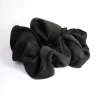 Black Fabric Classic Scrunchie