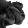 Black Fabric Classic Scrunchie