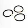 Black Fabric Multi Clamp Hair Tie Pack