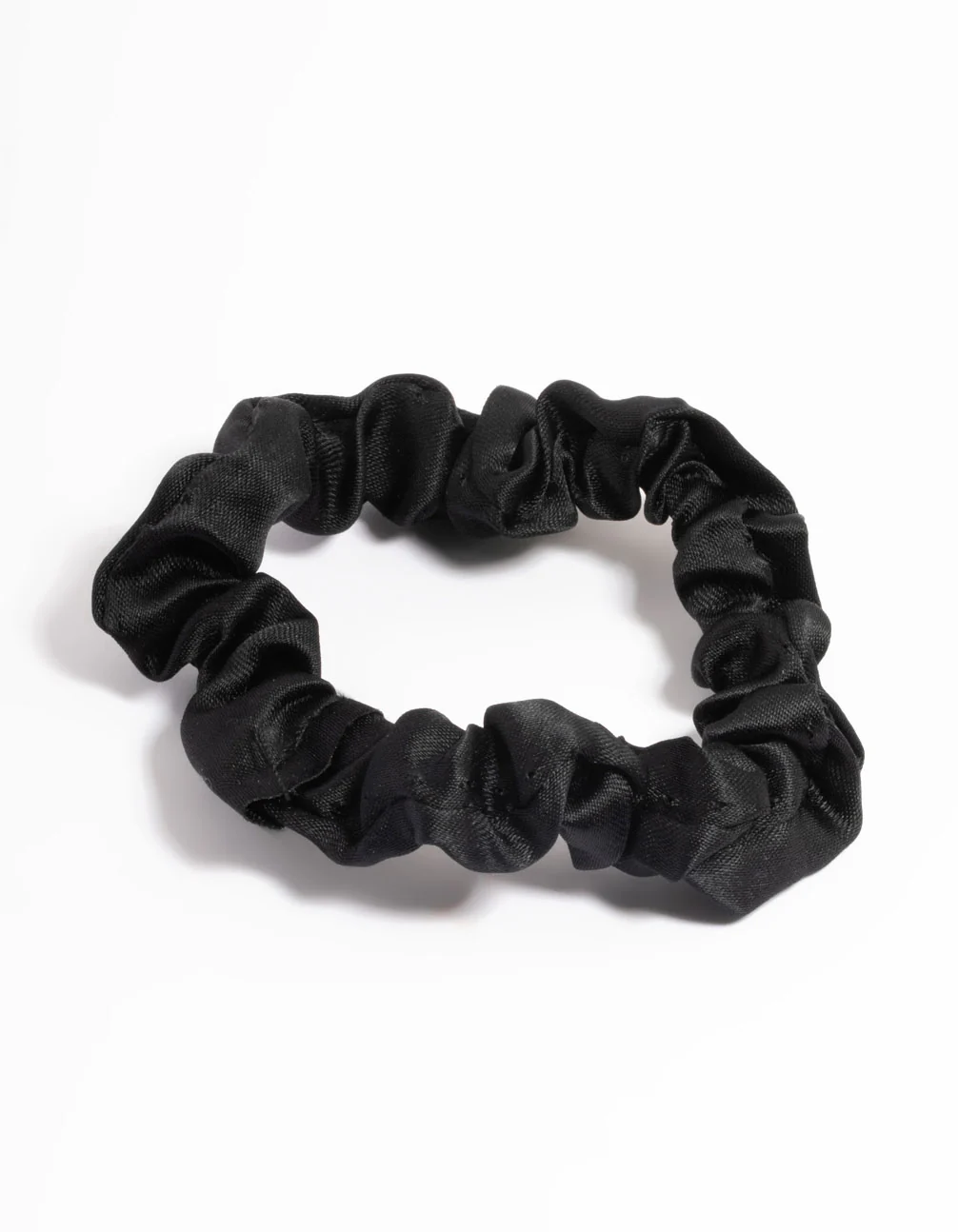 2310-black-fabric-narrow-scrunchie-1.webp Black Fabric Narrow Scrunchie
