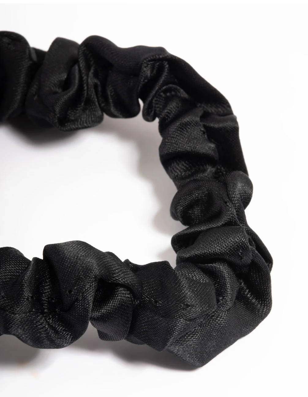 2310-black-fabric-narrow-scrunchie-2.webp Black Fabric Narrow Scrunchie