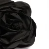 2315-black-fabric-plisse-flower-corsage-clip-2.webp Black Fabric Plisse Flower Corsage Clip