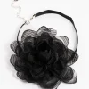 2319-black-fabric-small-rose-decor-choker-1.webp Black Fabric Small Rose Decor Choker