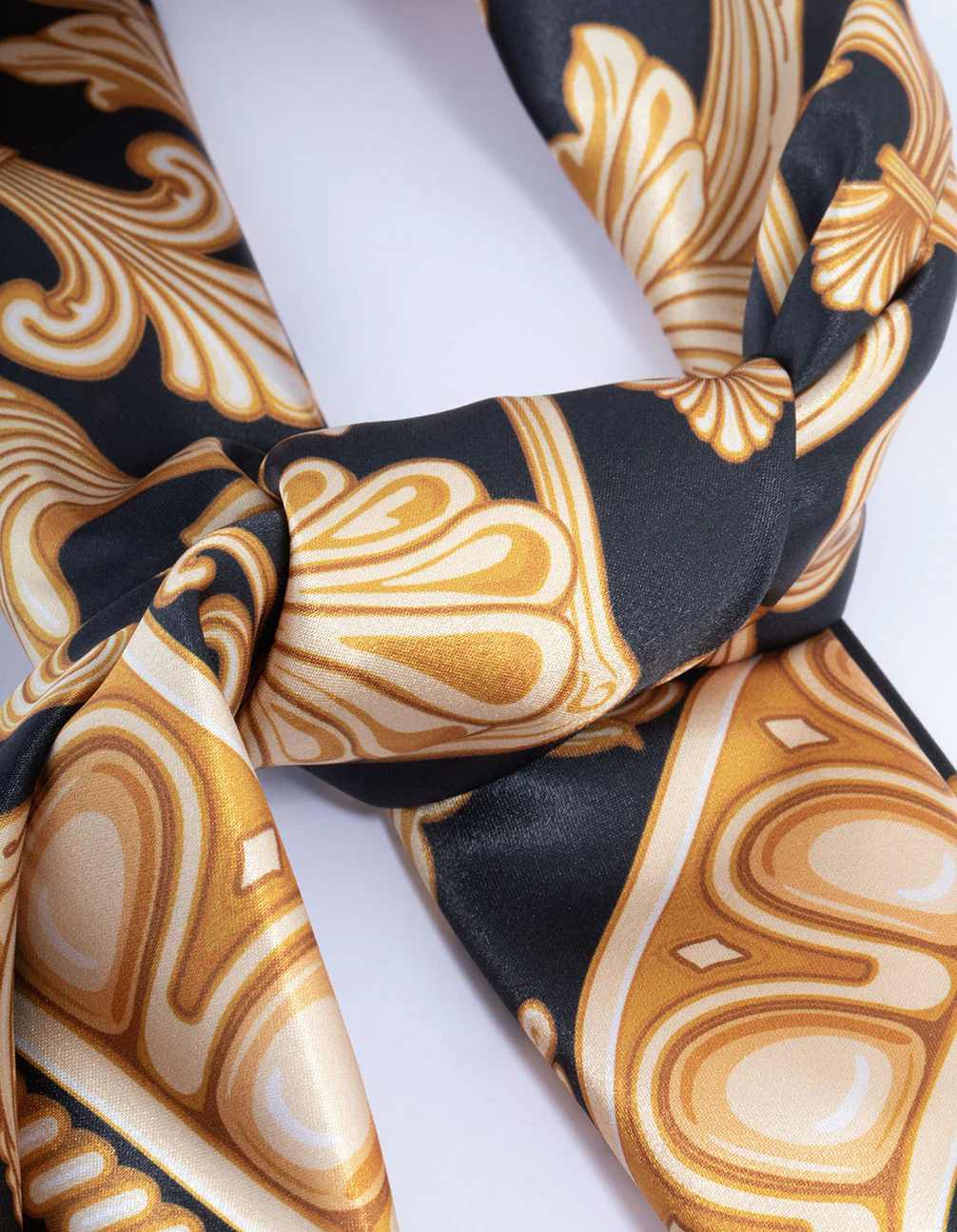 2320-black-fabric-vintage-double-print-scarf-2.webp Black Fabric Vintage Double Print Scarf