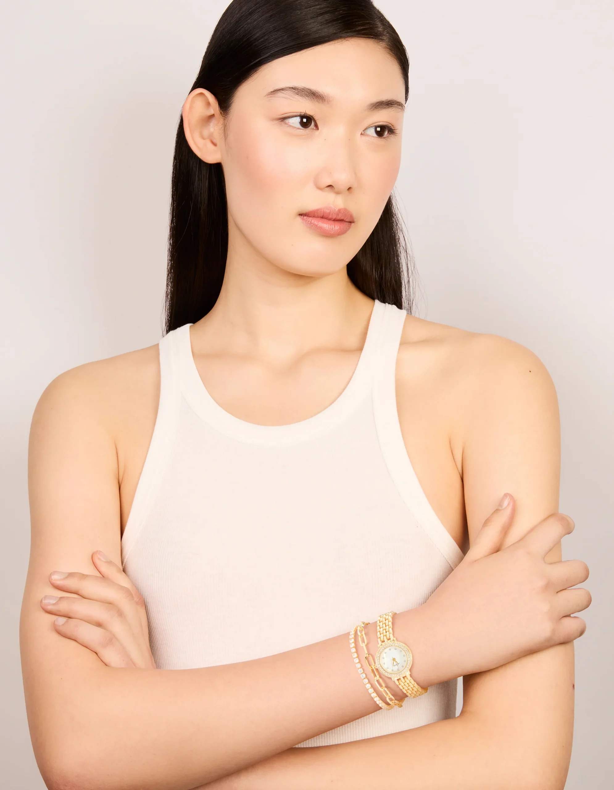 233-gold-diamante-watch-bracelets-set-3.webp Gold Diamante Watch & Bracelets Set
