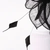 Black Feather & Leaf Headband