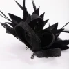 Black Feather Clip