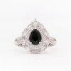 2341-black-flare-pear-cubic-zirconia-ring-3.webp Black Flare Pear Cubic Zirconia Ring