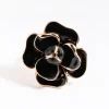 Black Flower Ring