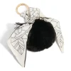 2350-black-fluffy-fabric-bow-scarf-key-chain-1.webp Black Fluffy & Fabric Bow Scarf Key Chain