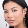 Black Gold Chain Earrings