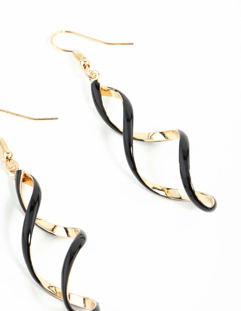 2368-black-gold-spiral-earrings-4.webp Black Gold Spiral Earrings