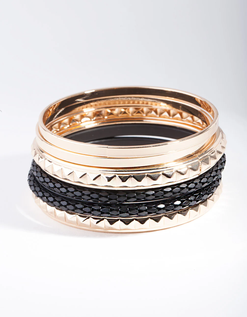 2371-black-gold-texture-bracelet-6-pack-1.webp Black Gold Texture Bracelet 6-Pack