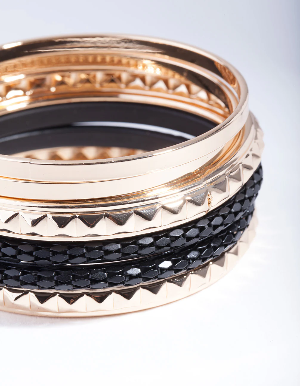 2371-black-gold-texture-bracelet-6-pack-2.webp Black Gold Texture Bracelet 6-Pack