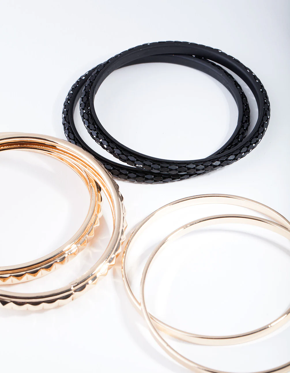 2371-black-gold-texture-bracelet-6-pack-3.webp Black Gold Texture Bracelet 6-Pack