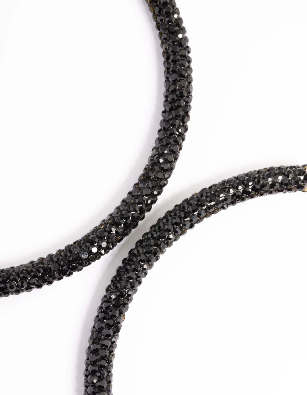 2380-black-jet-85mm-encrusted-hoop-earrings-3.webp Black Jet 85mm Encrusted Hoop Earrings