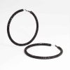 2380-black-jet-85mm-encrusted-hoop-earrings-4.jpg Black Jet 85mm Encrusted Hoop Earrings