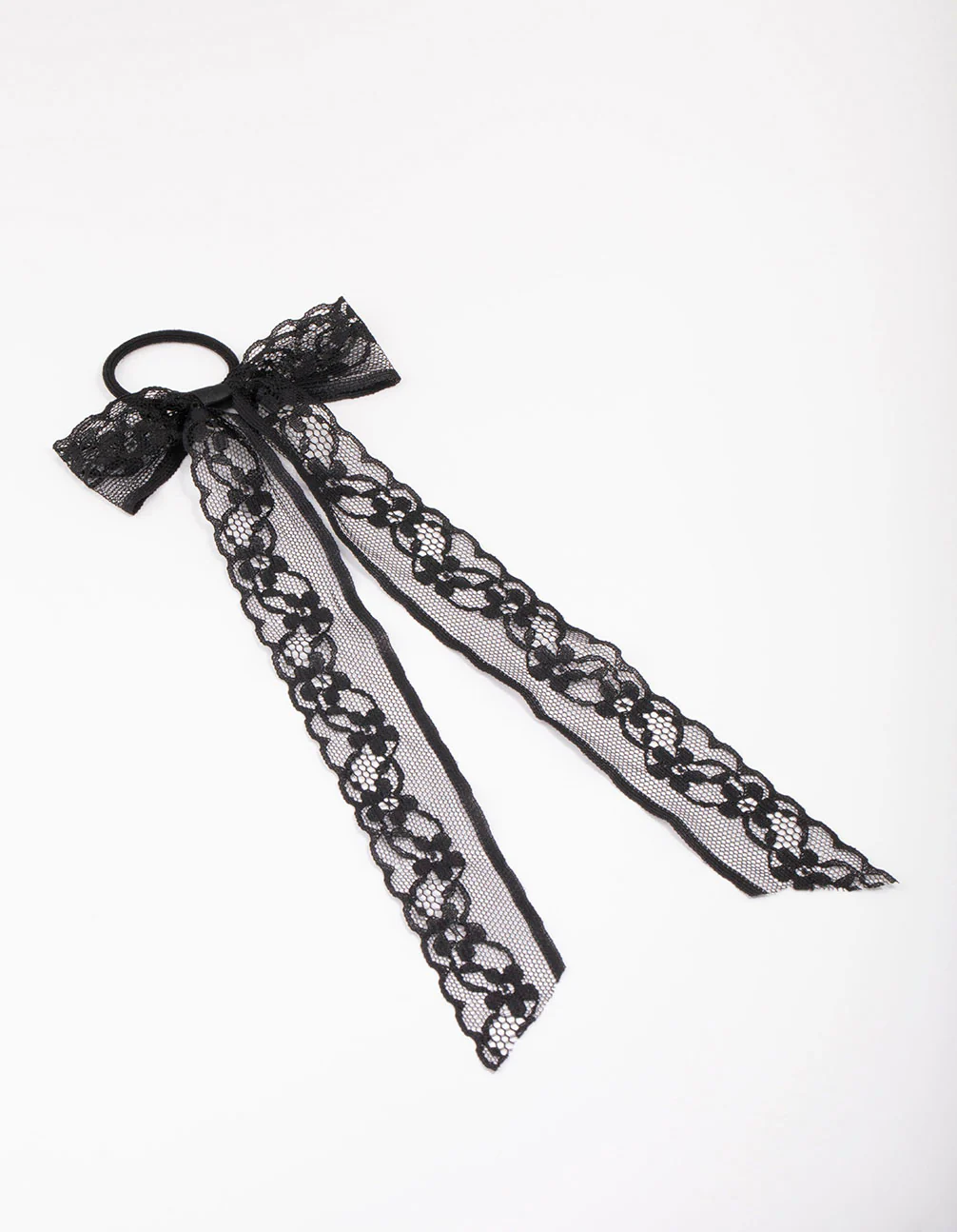 2385-black-lace-bow-hair-tie-1.webp Black Lace Bow Hair Tie