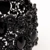 2388-black-lace-pattern-diamante-stretch-bracelet-2.webp Black Lace Pattern & Diamante Stretch Bracelet
