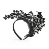 Black Lace Sculptured Fascinator