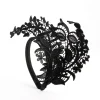 Black Lace Sculptured Fascinator