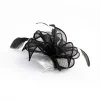2395-black-looped-sinamay-fascinator-comb-with-feathers-1.webp Black Looped Sinamay Fascinator Comb with Feathers