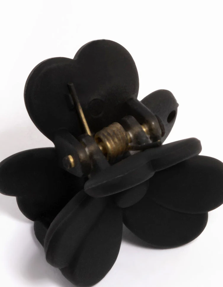 2407-black-mini-daisy-hair-claw-clip-3.webp Black Mini Daisy Hair Claw Clip