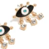 Gold Evil Eye Stud Earrings