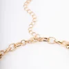 Black Mixed Oval Link Necklace