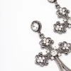 2419-black-multi-diamante-drop-cross-earrings-2.webp Black Multi Diamante Drop Cross Earrings