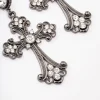 2419-black-multi-diamante-drop-cross-earrings-3.webp Black Multi Diamante Drop Cross Earrings
