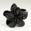 Black Ombre Frangipani Claw Clip