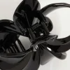 Black Ombre Frangipani Claw Clip