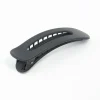 Black Oval Hair Slide Clip