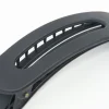 Black Oval Hair Slide Clip