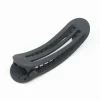 Black Oval Hair Slide Clip