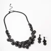 2430-black-paper-diamante-earrings-necklace-jewellery-set-2.webp Black Paper Diamante Earrings & Necklace Jewellery Set