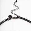 2430-black-paper-diamante-earrings-necklace-jewellery-set-3.webp Black Paper Diamante Earrings & Necklace Jewellery Set
