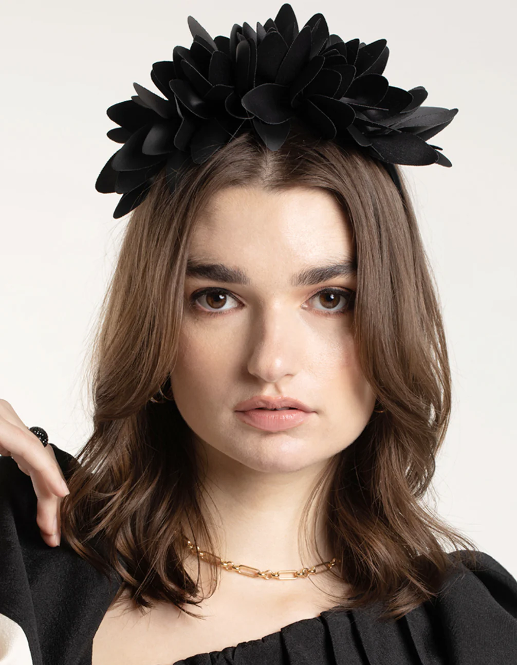 2436-black-petal-statement-headband-2.webp Black Petal Statement Headband