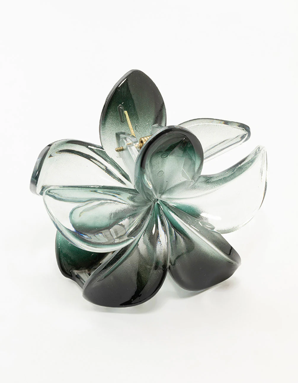 2437-black-plastic-frangipani-flower-claw-clip-2.webp Black Plastic Frangipani Flower Claw Clip