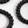 Black Plastic Large Hair Spiral Pack