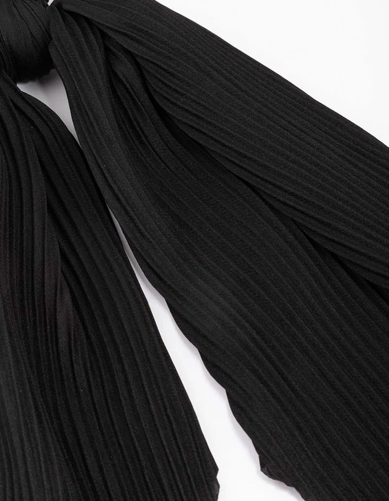 2441-black-plisse-fabric-scarf-3.webp Black Plisse Fabric Scarf