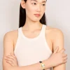 Black PU Leather Bubble Oval Watch