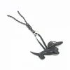 2443-black-pu-leather-sausage-dog-key-chain-1.webp Black PU Leather Sausage Dog Key Chain