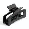 Black Rectangle Outline Hair Claw Clip