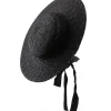 2452-black-ribbon-tie-braided-boater-hat-3.webp Black Ribbon Tie Braided Boater Hat